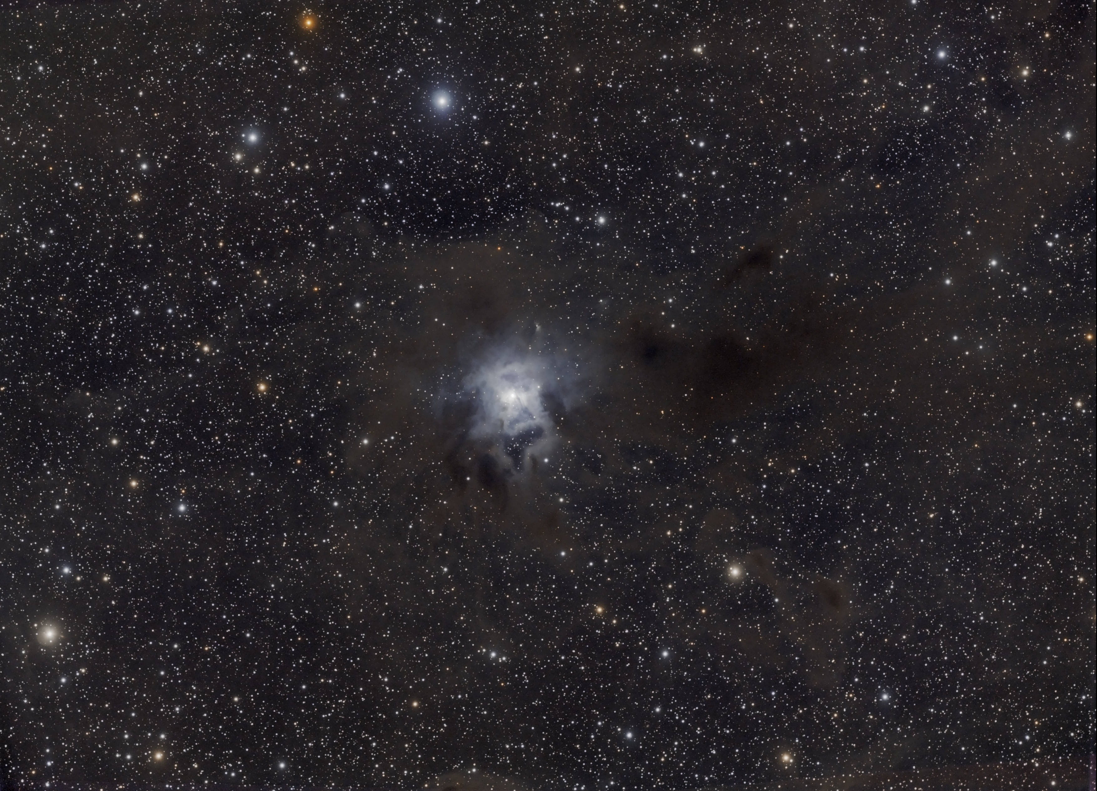  IRIS Nebel umgeben von Dunkelnebel