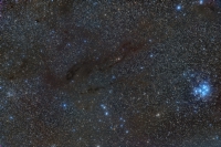 Taurus Dunkelwolke mit Plejaden