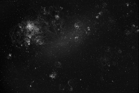Große Magellansche Wolke, H-alpha Gebiete